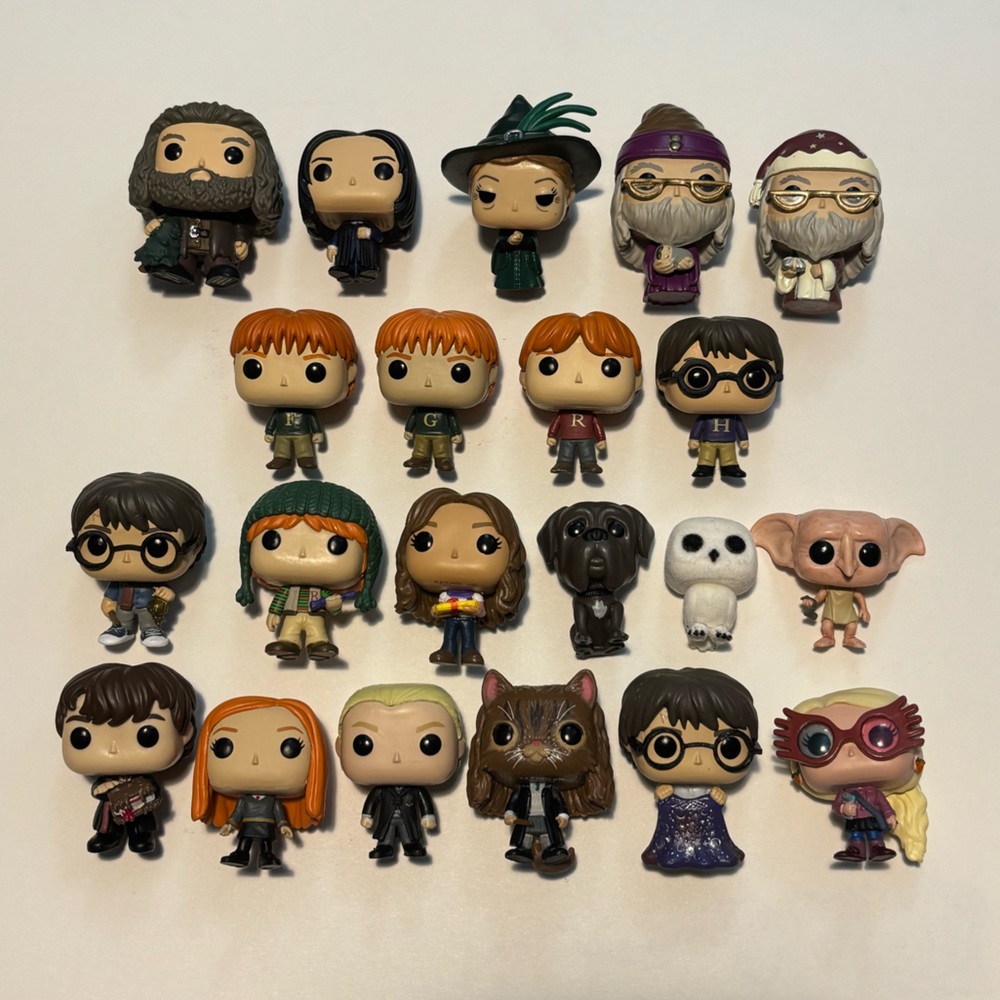 Funko Pocket Pop Harry Potter Character Set +mini free sticker book